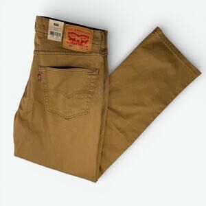 Levis 541 Jeans Mens 34x30 Brown Athletic Taper Stretch Denim 5 Pocket Pants NWT